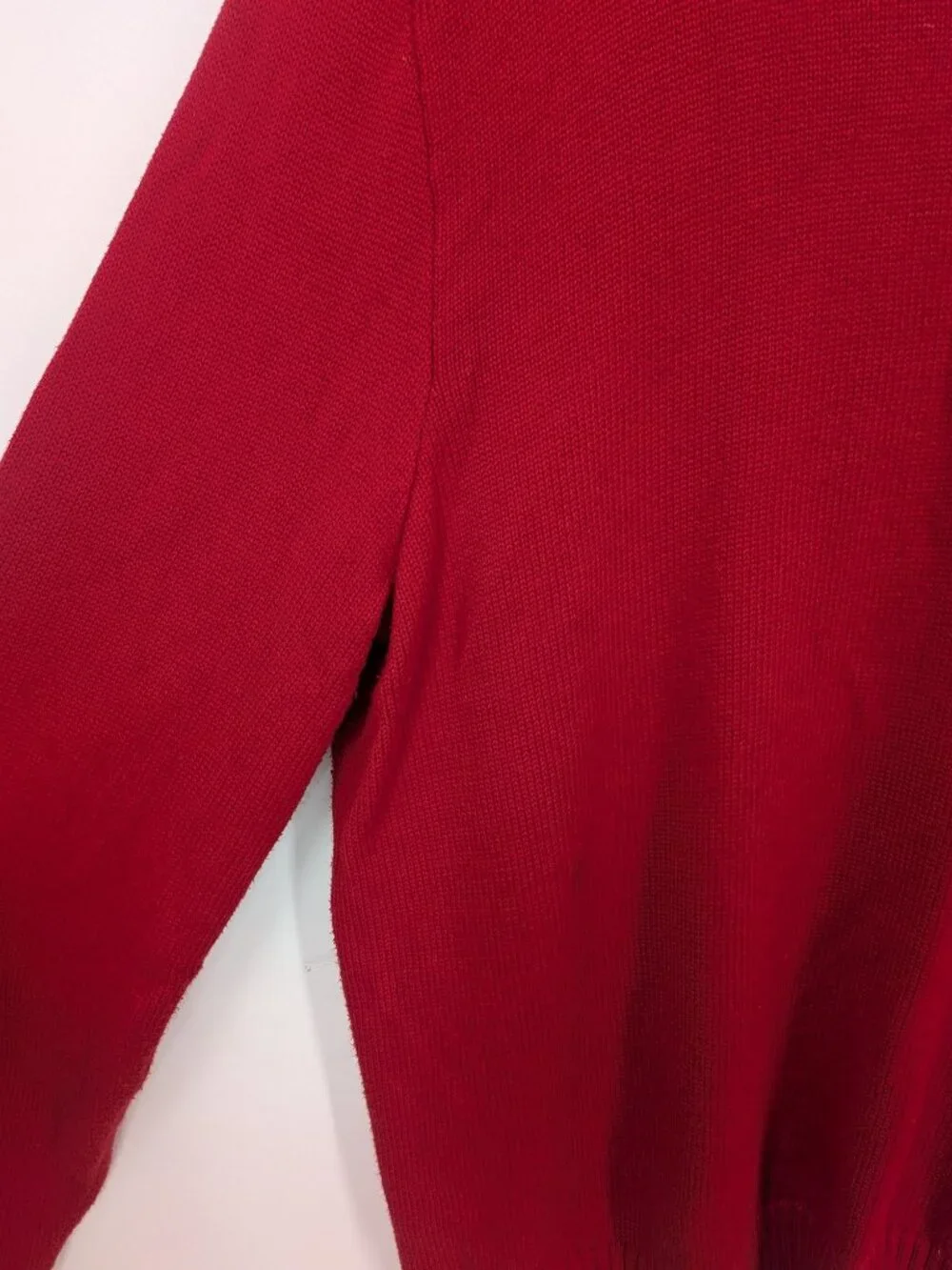 Vtg Polo Ralph Lauren Quarter Zip Chunky Knit Sweater Pullover Pony Y2K XXLarge